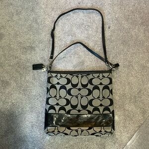 EUC Coach Large Crossbody Tote